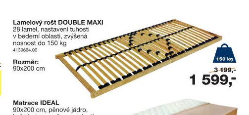 Lamelový rošt DOUBLE MAXI
