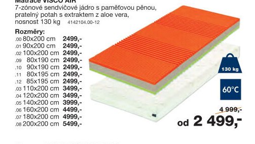 Matrace VISCO AIR