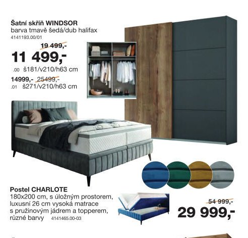 Šatní skříň WINDSOR