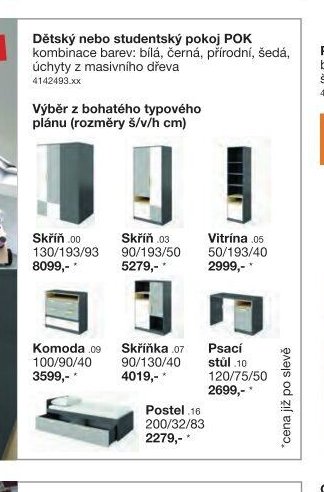 Dětský nebo studentský pokoj POK