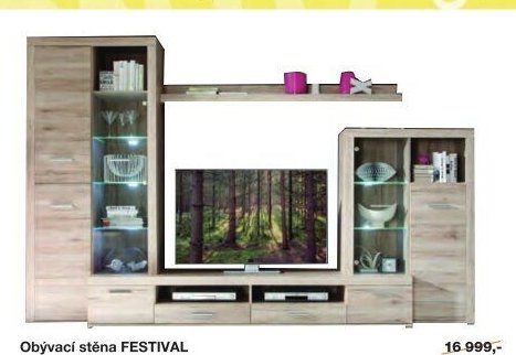 Obývací stěna FESTIVAL