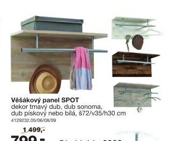 Věšákový panel SPOT