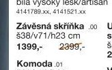 Závěsná skříňka .00