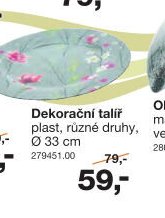 Dekorační talíř