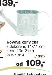 Kovová konvička