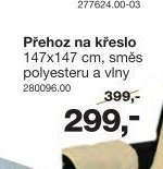 Přehoz na křeslo