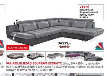 Variabilní sedací souprava Eternity
