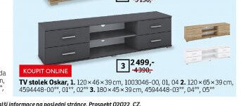 TV stolek Oskar