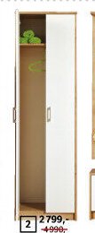 Šatní skříň 60x200x36 cm