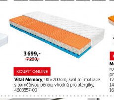 Matrace Vital Memory