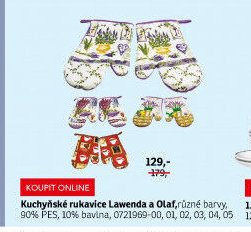 Kuchyňské rukavice Lawenda a Olaf