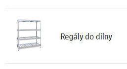 Regály do dílny