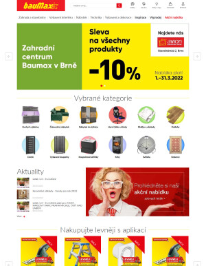akční leták bauMax 2.3.2022-8.3.2022