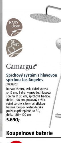Sprchový systém Camargue Los Angeles