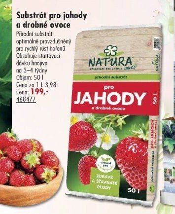 Substrát pro jahody a drobné ovoce