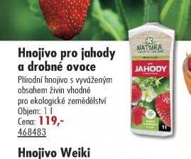 Hnojivo pro jahody a drobné ovoce
