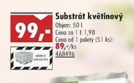 Substrát květinový
