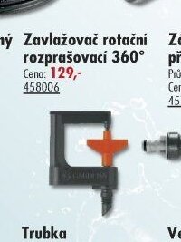 Zavlažovač rotační rozprašovací 360°