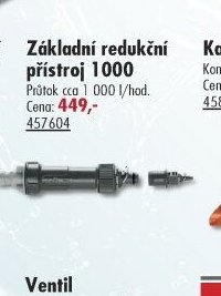 Základní redukční přístroj 1000