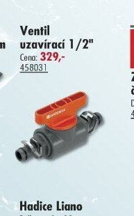 Ventil uzavírací 1/2