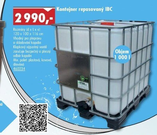 Kontejner repasovaný IBC