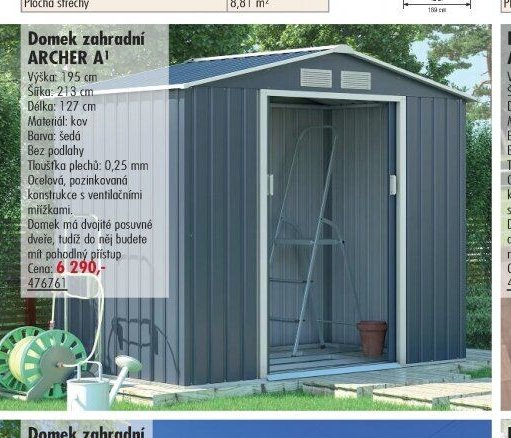 Domek zahradní ARCHER A