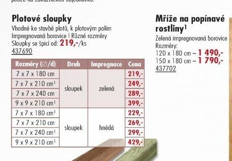 Plotové sloupky