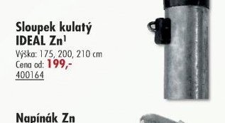 Sloupek kulatý IDEAL Zn