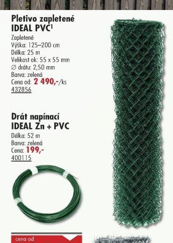 Pletivo zapletené IDEAL PVC