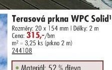 Terasová prkna WPC Solid