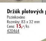 Držák plotových polí