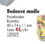Bednové madlo