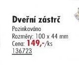 Dveřní zástrč