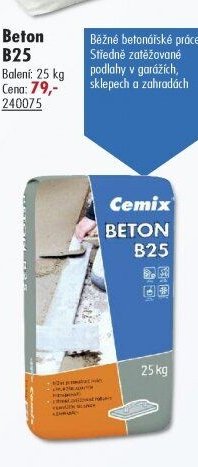 Beton B25