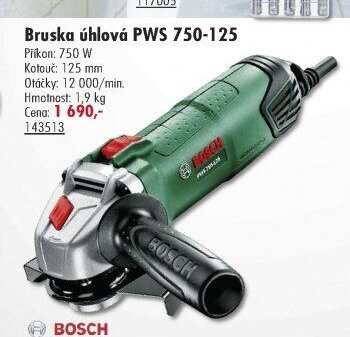 Bruska úhlová PWS 750-125