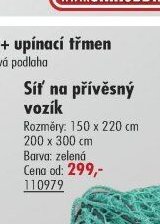 Síť na přívěsný vozík