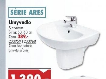 Umyvadlo Série Ares