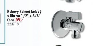 Rohový kohout kulový