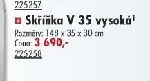 Skříňka V 35 vysoká