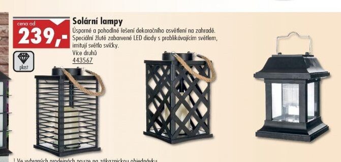 Solární lampy