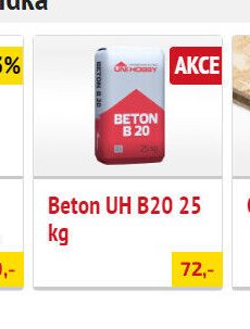 Beton UH B20 25 kg