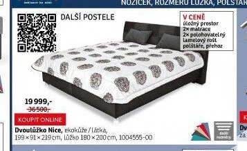 Dvoulůžko Nice