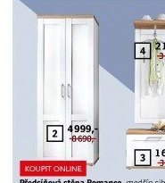Předsíňová stěna Romance
