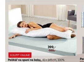 Polštář na spaní na boku