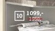 Spodní koncový regál 10