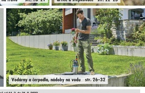 Vodárny a čerpadla, nádoby na vodu