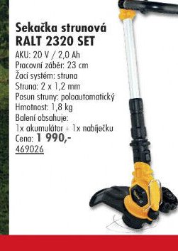 Sekačka strunová RALT 2320 SET