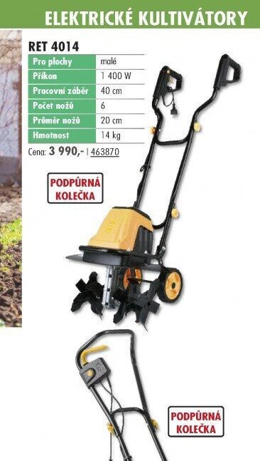 Elektrický kultivátor RET 4014