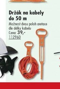 Držák na kabely do 50 m