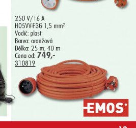 Prodlužovací kabel 40m